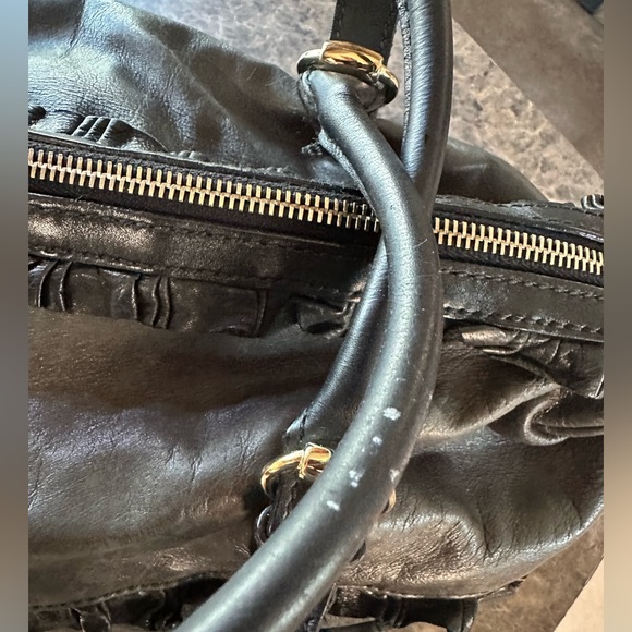 Authentic vintage Gucci Boston Sabrina Ruffle Handbag - Picture 5 of 16